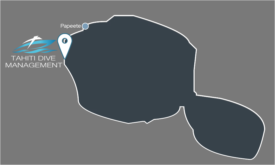 Tahiti Dive Management Map